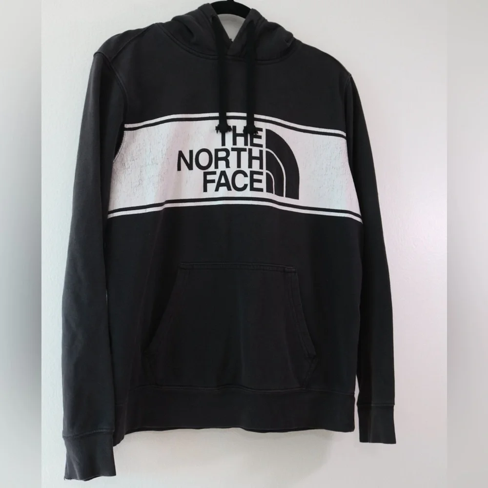 The North Face Black and White Hoodies Sweatshirts